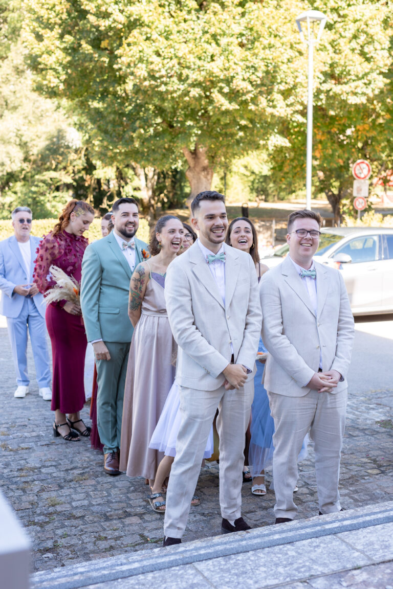 Entrée de la mairie du Monastère le jour du mariage